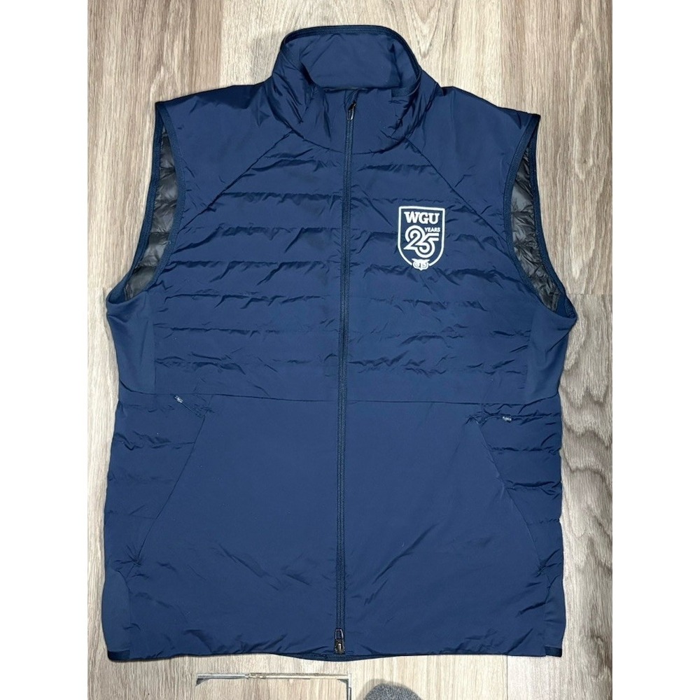 Lululemon Down For It All Vest True Navy mens Large Lightweight Puffer Gorpcore‎
